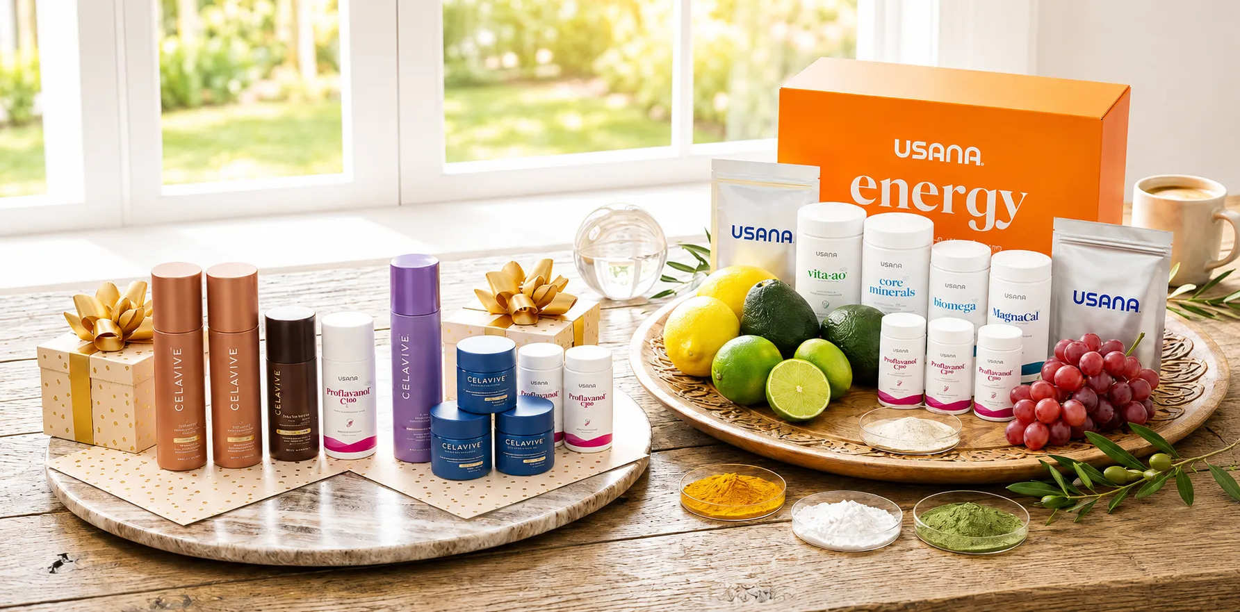 USANA的高品質的營養補充品及臉部保養品